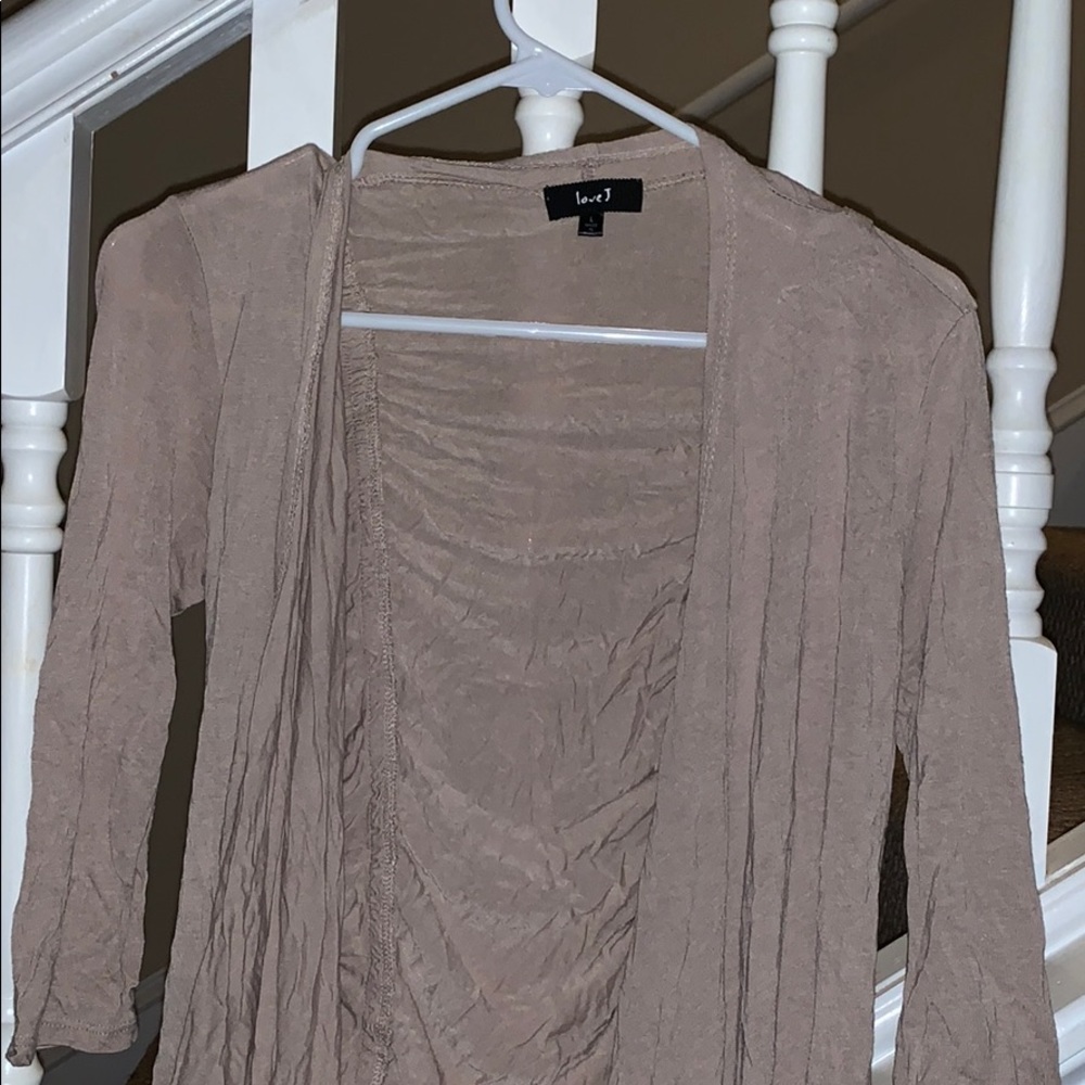 Tan Cardigan - Picture 3 of 3